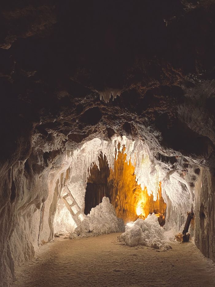 Interior de la mina