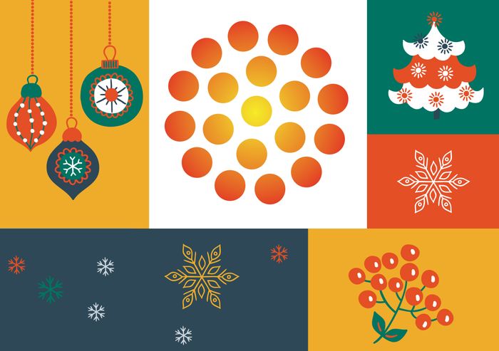 Postal con elementos gráficos navideños, entre los que se encuentra el logotipo de la Fundación Goethe